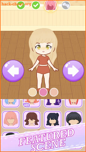 Fantasy Doll Dress Up Game screenshot