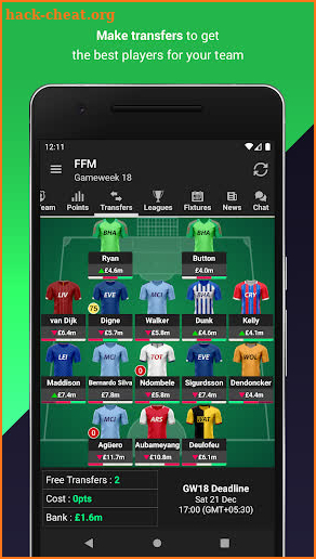 Fantasy Football Manager for Premier League (FPL) screenshot