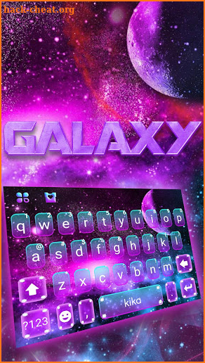 Fantasy Galaxy Keyboard Theme screenshot