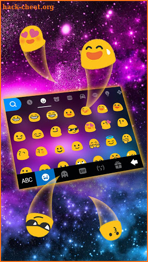 Fantasy Galaxy Keyboard Theme screenshot