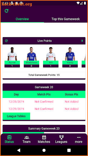 Fantasy Manager for English Premier League ( FPL ) screenshot