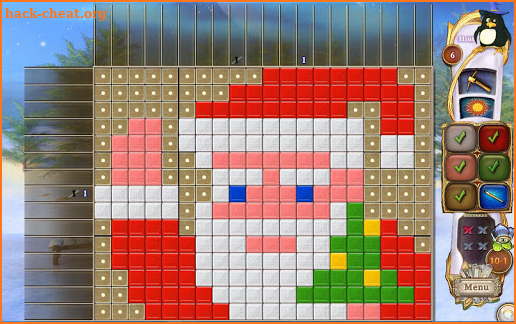 Fantasy Mosaics 32: Santa's Hut screenshot