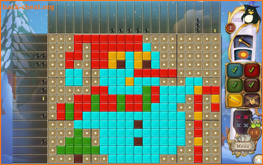 Fantasy Mosaics 32: Santa's Hut screenshot