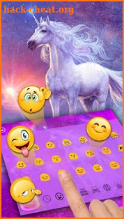 Fantasy Unicorn Keyboard screenshot