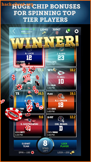 FantasySpin screenshot