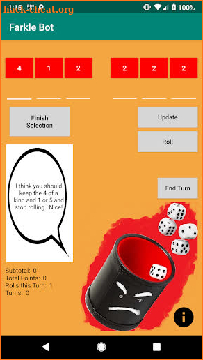 Farkle Bot screenshot