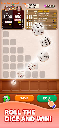 Farkle Dice Roll screenshot