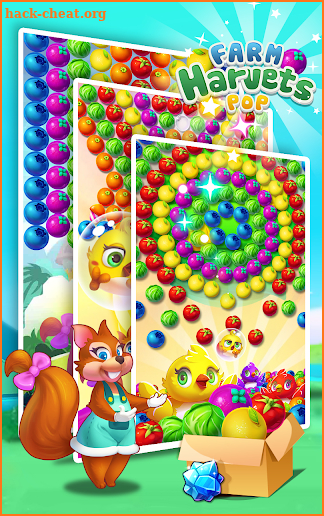 Farm Harvest pop- garden bubble shooter screenshot