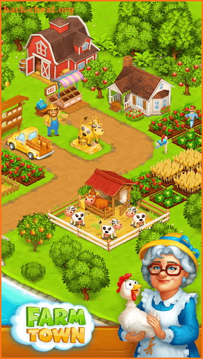 Farm Town: Happy village near small city and town screenshot