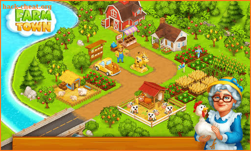 Farm Town: Happy village near small city and town screenshot