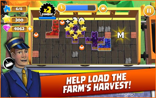 Farm Train Block Puzzle screenshot