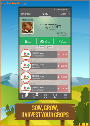 Farm Wars - Crops Trade Manager screenshot