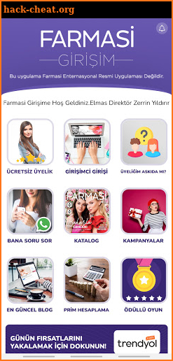 Farmasii Girişim Üyelik/Kayıt screenshot