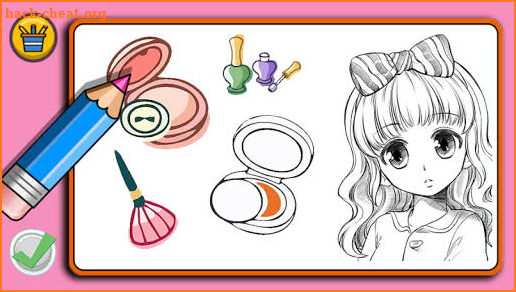 Fashion Beauty Princess Coloring Book screenshot