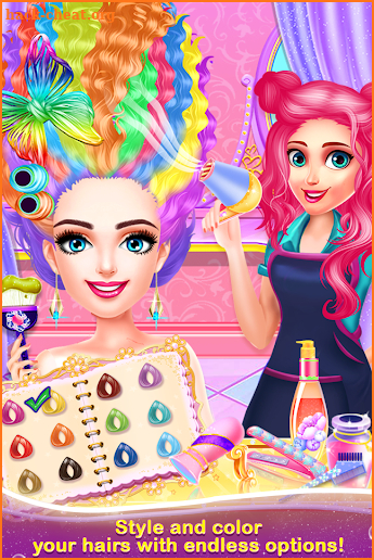 Fashion Braid Hairstyles Salon 2 - Girls Games screenshot