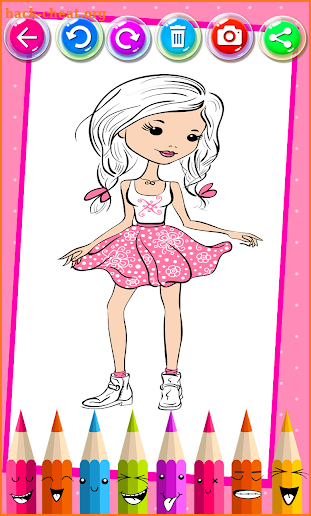 Fashion Coloring Book & Drawing Book For Kids screenshot