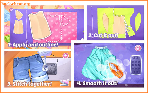 Fashion Dress up games for girls. Sewing clothes screenshot