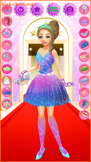 Fashion Dress up : Red carpet shiny dresses screenshot