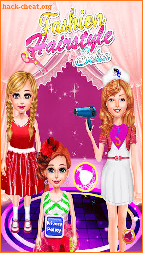 Fashion hairstyle salon screenshot