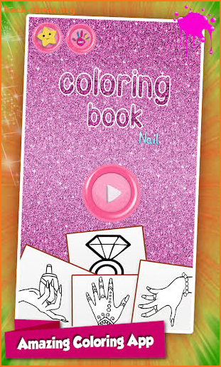 Fashion Nail Coloring Pages For Girls screenshot