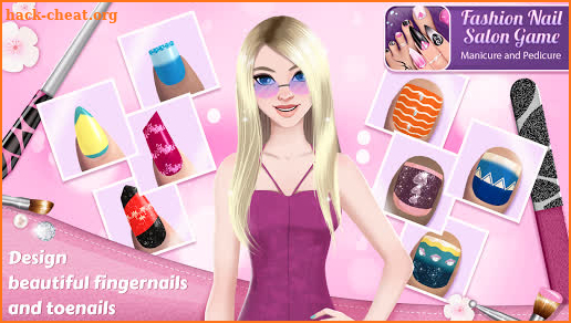 Fashion Nail Salon Game: Manicure and Pedicure App screenshot