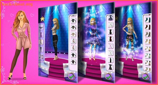 Fashion Parade For Girls - 3d Model Makeover Game screenshot