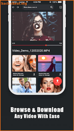 Fast & Free 4K Video Downloader - Status Saver screenshot