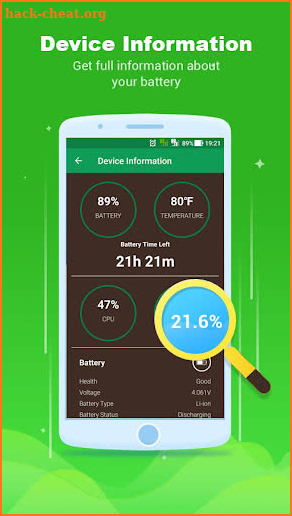 Fast battery charger - Coolers (Battery doctor) screenshot