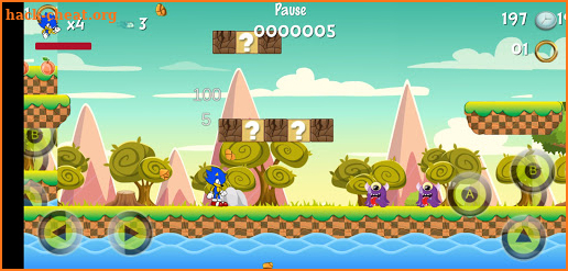 Fast Blue Runner Blue Hedgehog Dash Christmas screenshot