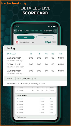 Fast Cricket Live Line screenshot