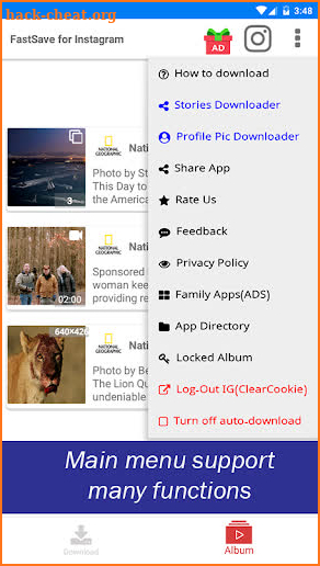 Fast Download for Instagram screenshot