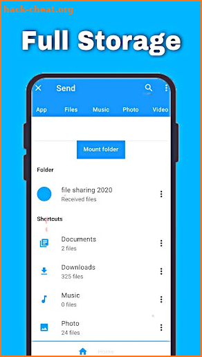 Fast File Transfer And Sharing Music & Videos App screenshot