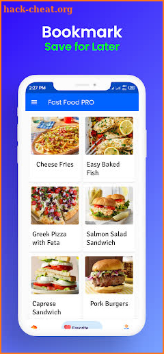 Fast Food Recipes PRO screenshot