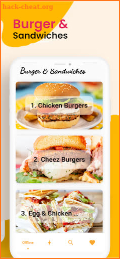 Fast Food Recipes Pro screenshot