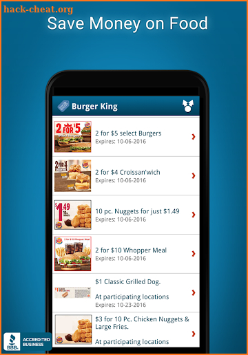 Fast Food Specials & Coupons screenshot