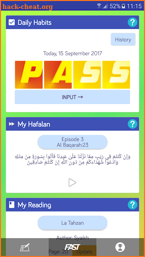 Fast Habits screenshot