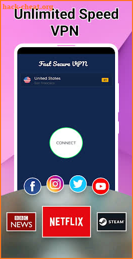 Fast Secure VPN - Free unblock VPN Proxy screenshot