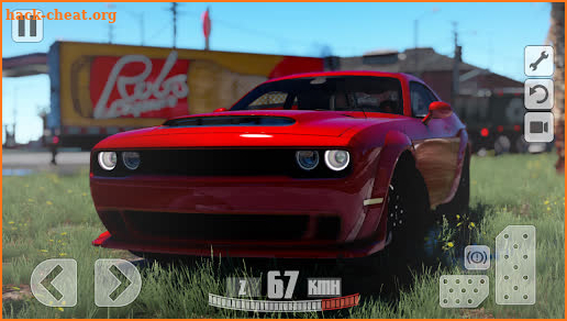 Fast Simulator Dodge Demon Parking City screenshot