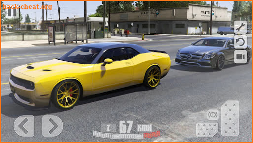 Fast Simulator Dodge Demon Parking City screenshot