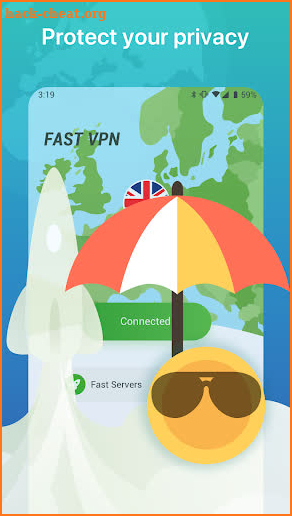 Fast VPN - Protect Privacy & 100% free screenshot