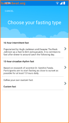 Fasti - fasting tracker screenshot