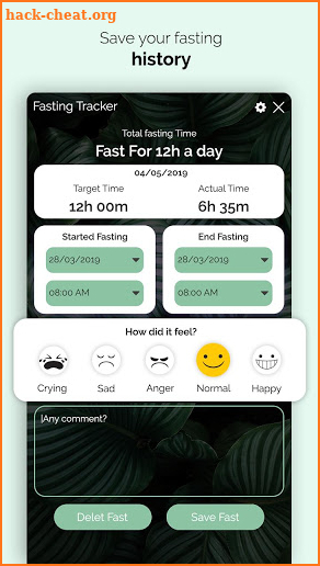 Fasting Hours Tracker - Fast Timer screenshot