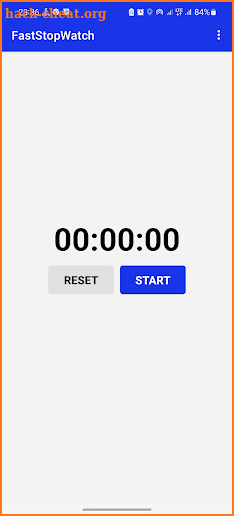 FastStopWatch screenshot