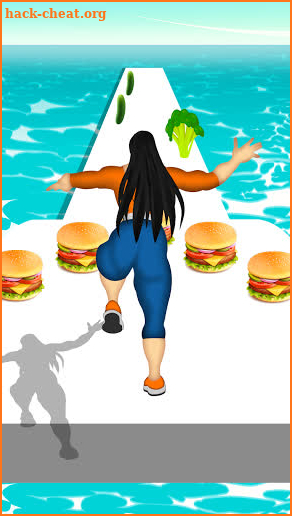 Fat Body 2 fit race food run girl racing game 3d screenshot