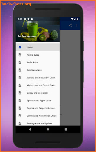 Fat Burning Juice screenshot