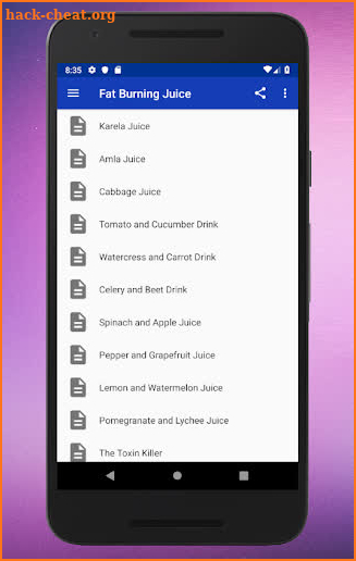 Fat Burning Juice screenshot