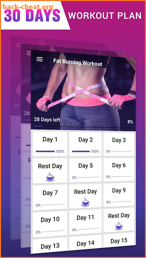 Fat Burning Workout - Belly Fat Burning Exercise screenshot