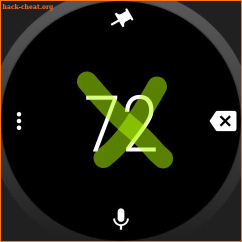 Fat Finger Calculator Wear OS screenshot