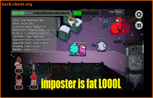 Fat imposter food among us Mod Walkthrough 2021 screenshot