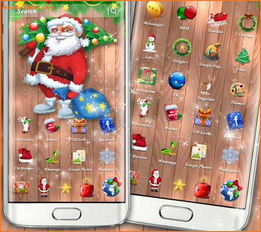 Father Christmas Theme screenshot